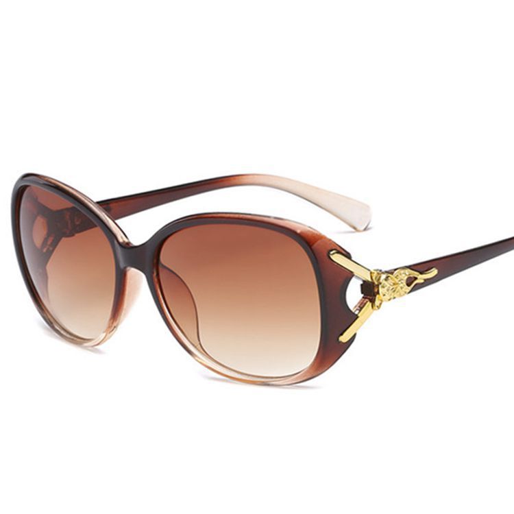 Unique Fashion Women Sunglasses- Brown