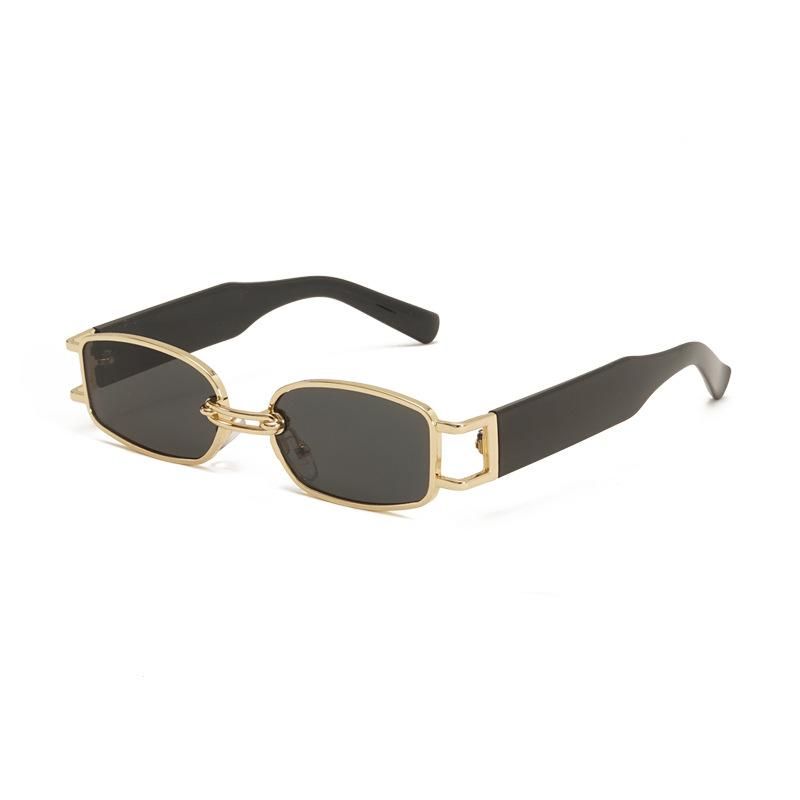 Personality Sunglasses Irregular Retro Small Frame Sunglasses Black