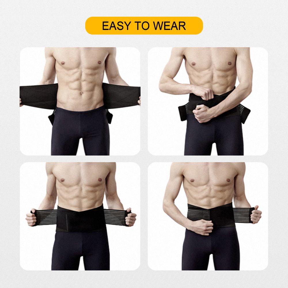 Lumbar Back Support Belt For Men Women Lightweight