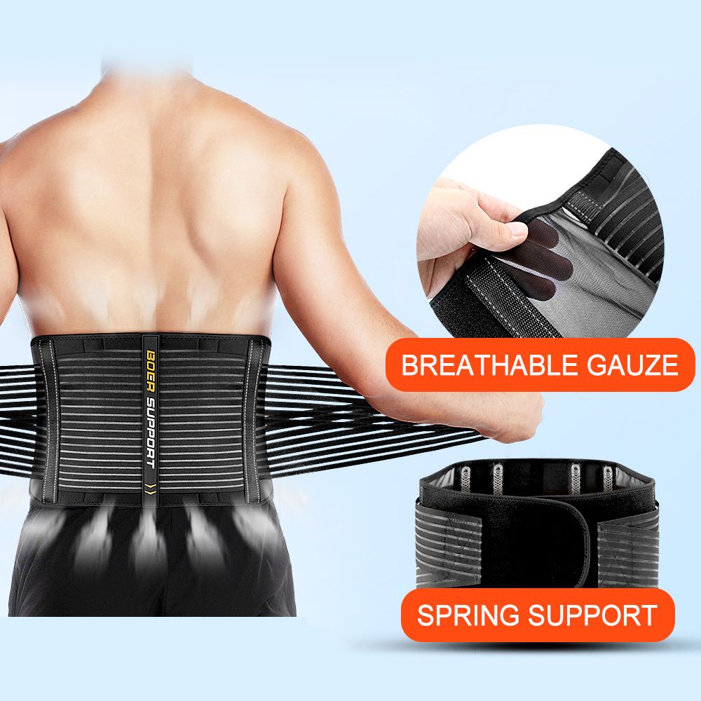 Lumbar Back Support Belt For Men Women Lightweight