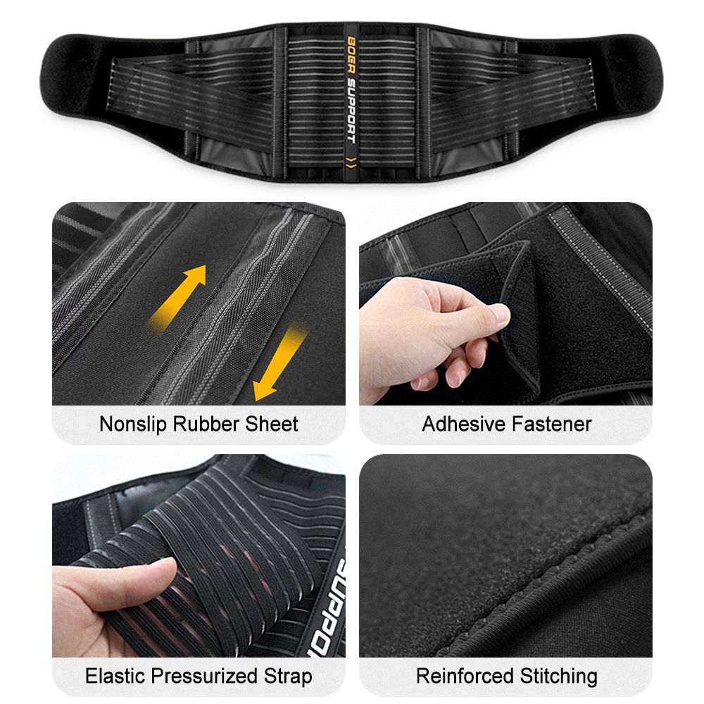 Lumbar Back Support Belt For Men Women Lightweight