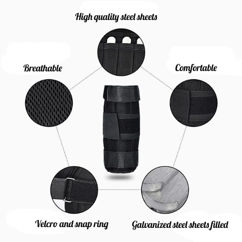 New Adjustable Ankle Weight Support  S Thickening Legs Strength Training Shock Guard Gym Fitness Gear 1-6kg Only S Ankle Weight