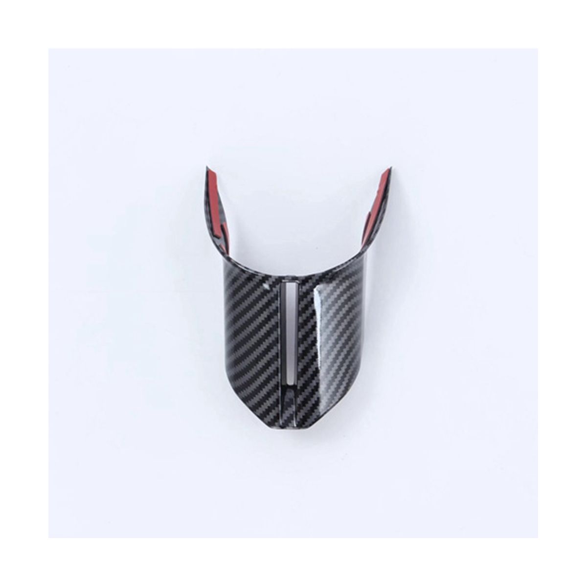 Car Steering Wheel Frame Decoration Cover Trim for Mercedes Benz C Class W206 GLC X254 (Carbon)