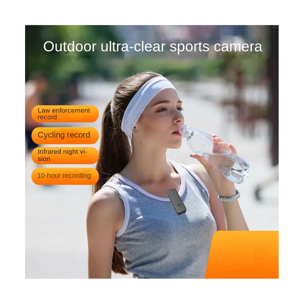 1080P Bike Sport Camera Motorcycle Enforcement Voice Recorder Camera HD 360 Panoramic Helmet Fishing Camera
