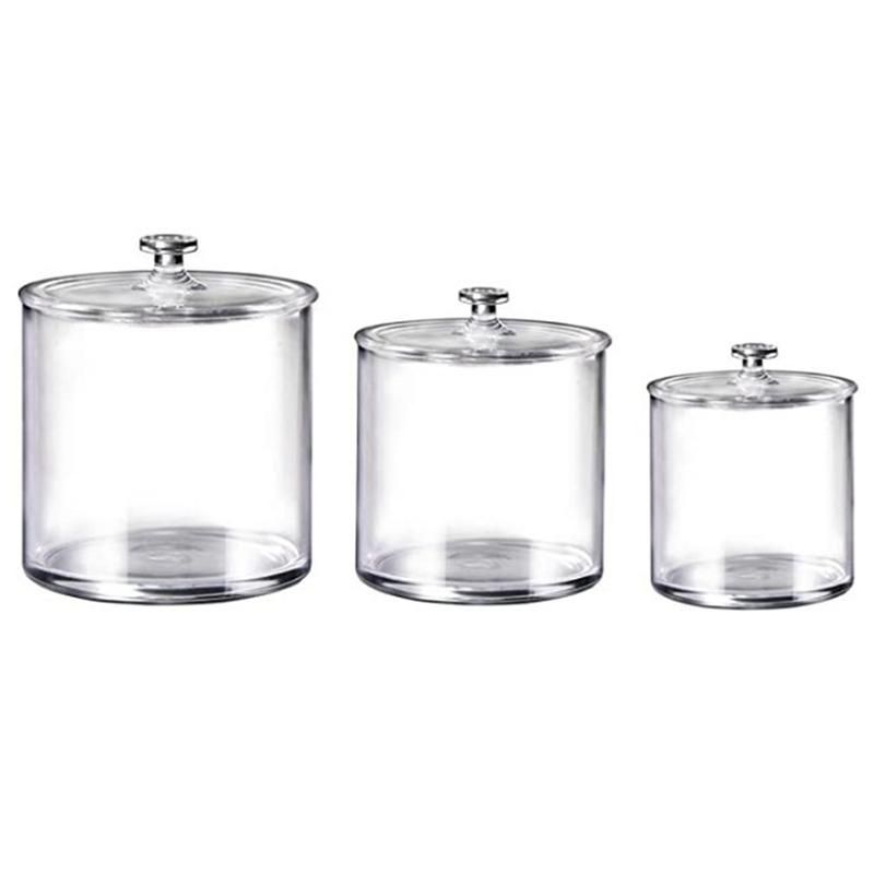 Makeup Organizer Storage Box with Lid for Bathroom Storage B