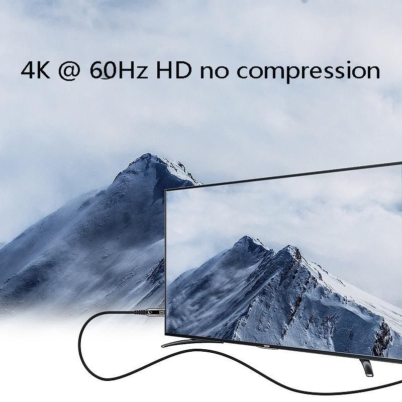 VEGGIEG Optical Fiber HDMI Cable 2.0 HD Support 4K 60Hz