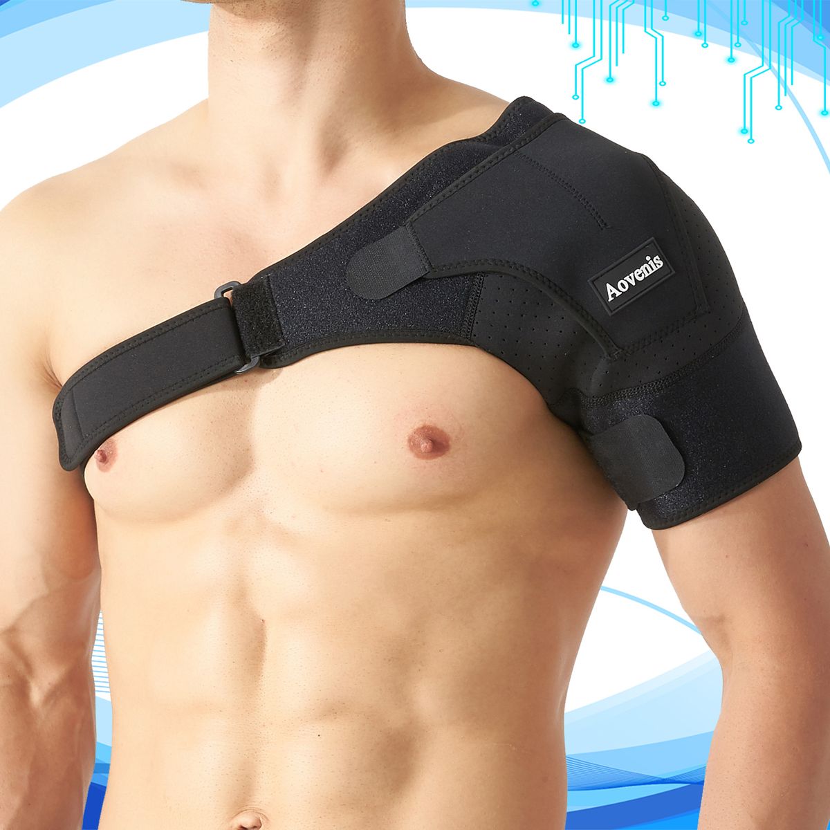 Shoulder Brace For Women And Men, - Breathability