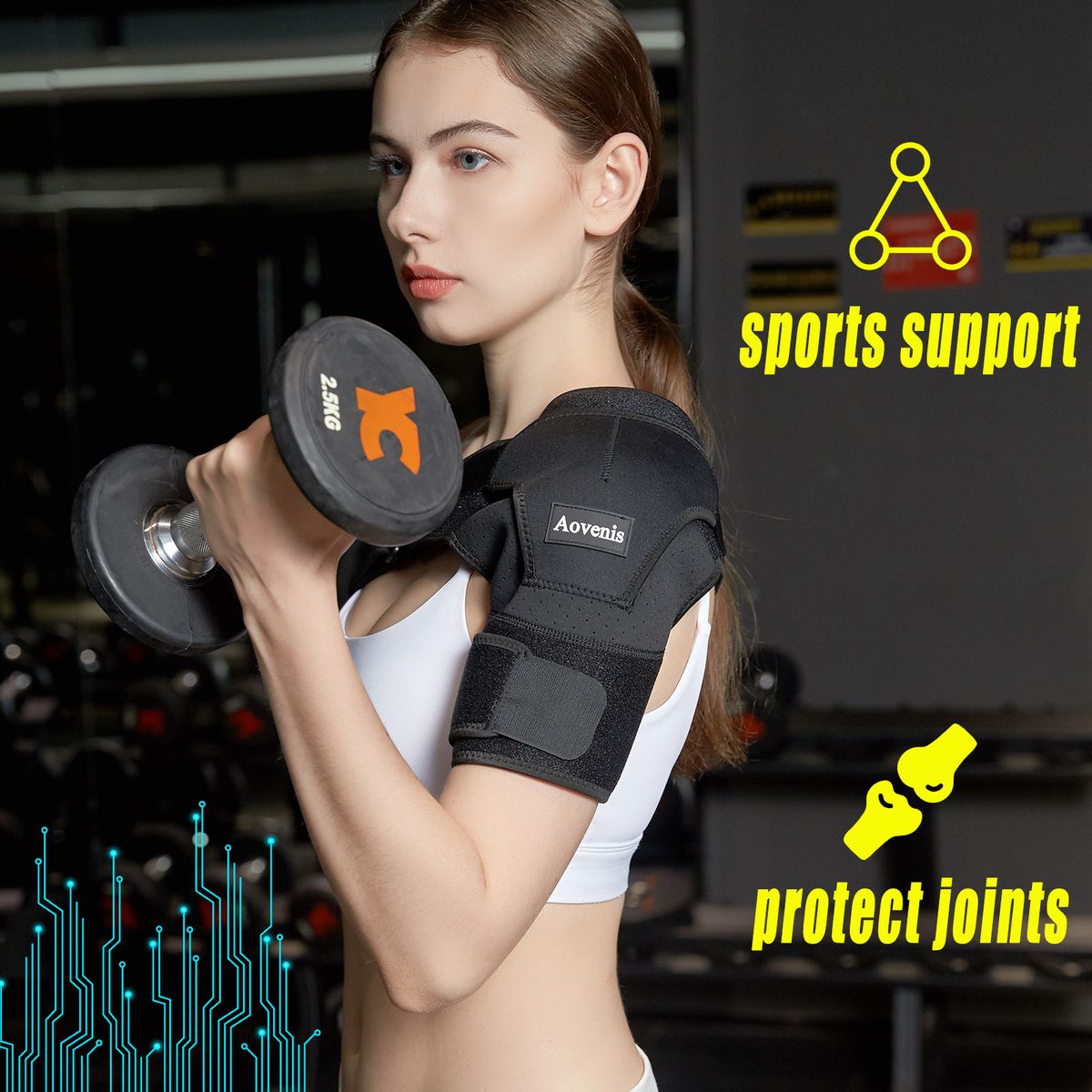 Shoulder Brace For Women And Men, - Breathability