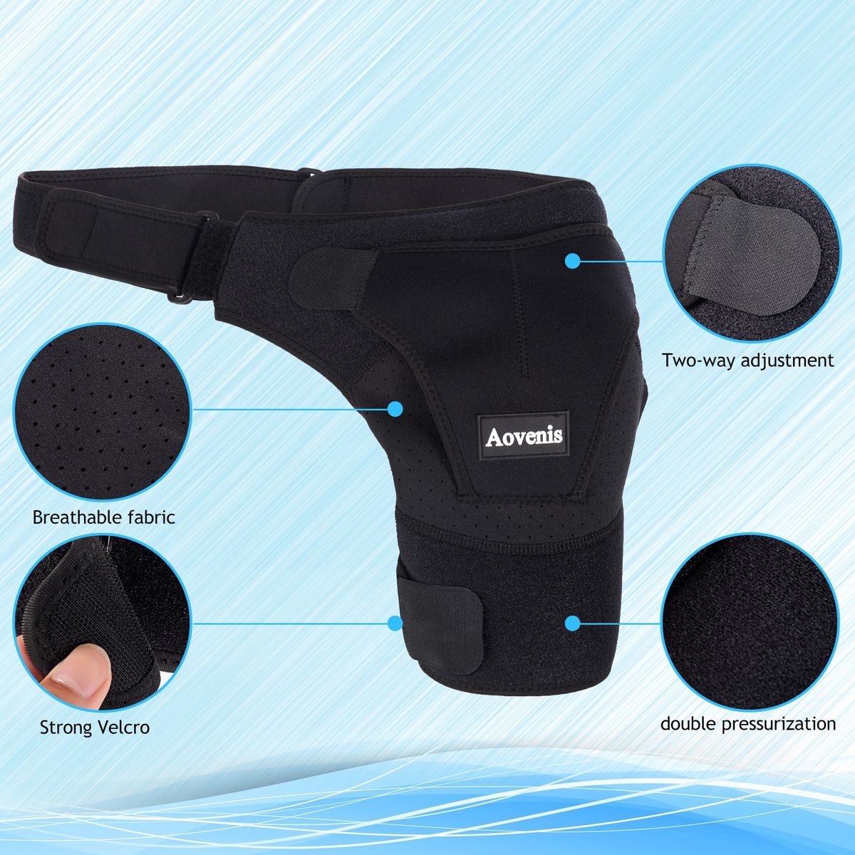 Shoulder Brace For Women And Men, - Breathability