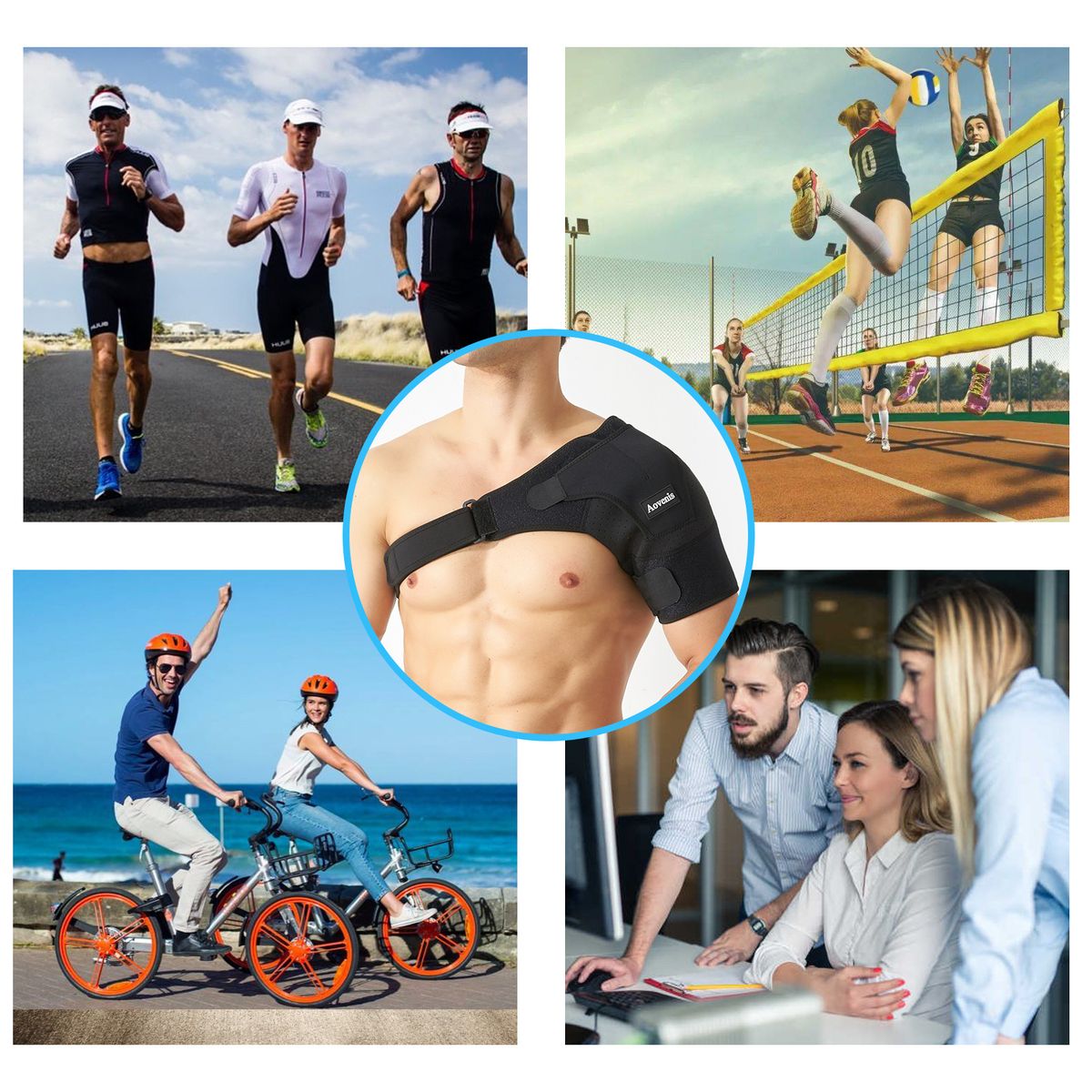 Shoulder Brace For Women And Men, - Breathability