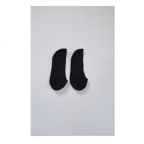 1pk Ultra Low Cut No Show Invisible Liner Socks, Black