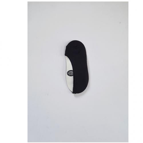1pk Ultra Low Cut No Show Invisible Liner Socks, Black