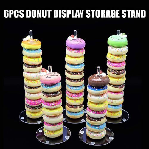 Acrylic Donut Display Stand-6pcs