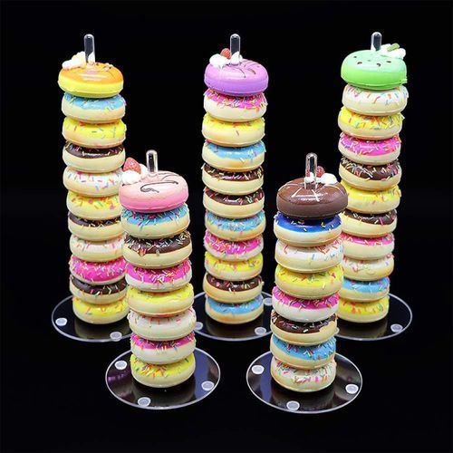 Acrylic Donut Display Stand-6pcs