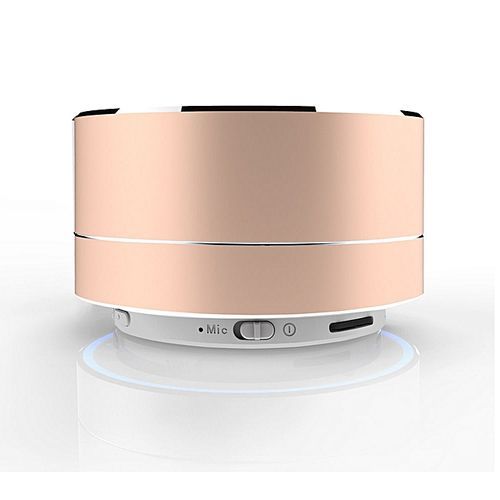 Mini Portable Bluetooth Wireless Speaker Super Bass For Tablet PC MP3 Smartphone, Gold HT-S