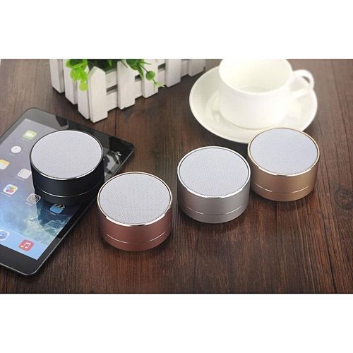 Mini Portable Bluetooth Wireless Speaker Super Bass For Tablet PC MP3 Smartphone, Gold HT-S