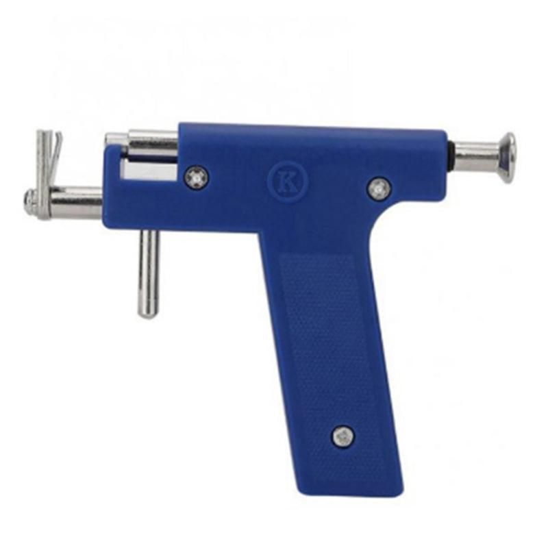 Stainless Steel Body Piercing Tool Kit Professional Ear Nose Navel Piercing Machine with Ears Studs Tools