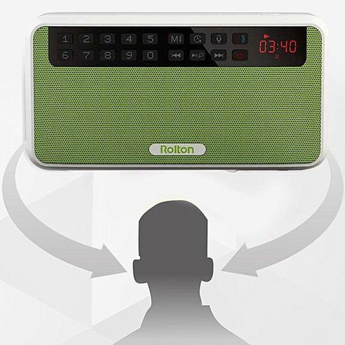 Rolton HiFi Stereo Bluetooth Speaker Portable Bass Sound MP3 Music Player Green HT-S