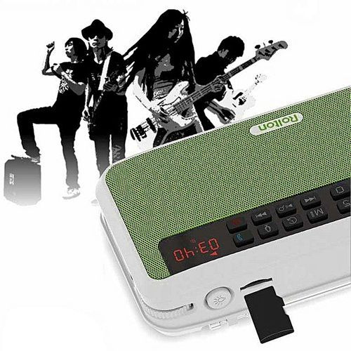 Rolton HiFi Stereo Bluetooth Speaker Portable Bass Sound MP3 Music Player Green HT-S
