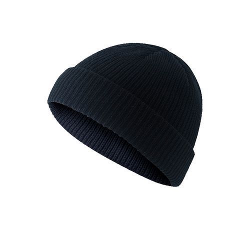 Fashionable Fold Beanie Headwarmer-Black