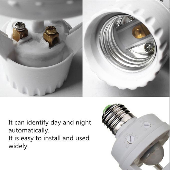 Home E27 Infrared Motion PIR Sensor Automatic LED Light Lamp Holder