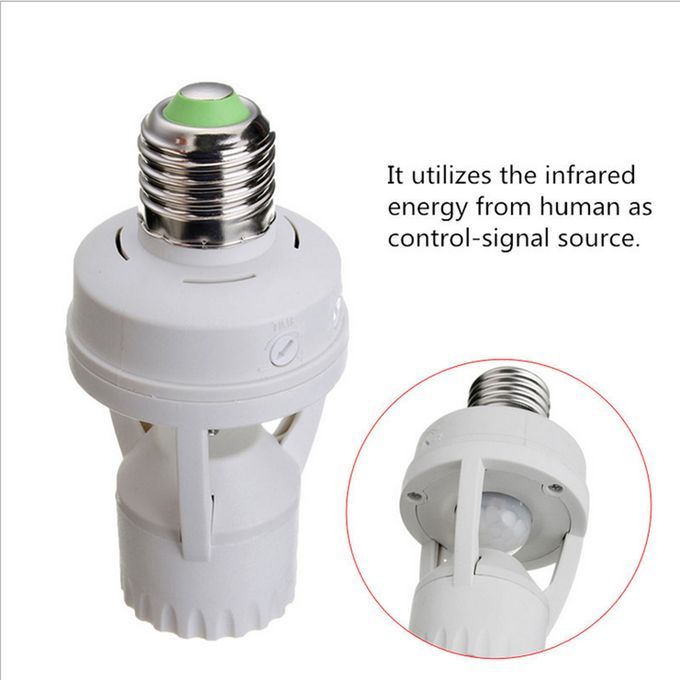Home E27 Infrared Motion PIR Sensor Automatic LED Light Lamp Holder