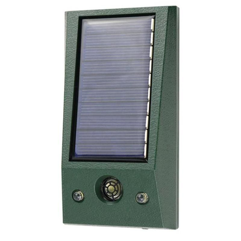 Ultrasonic Animal Outdoor Pest Dog Mouse Bird Catcockroach Insect Solar Repellent Flashing Red Light to Drive Wolf