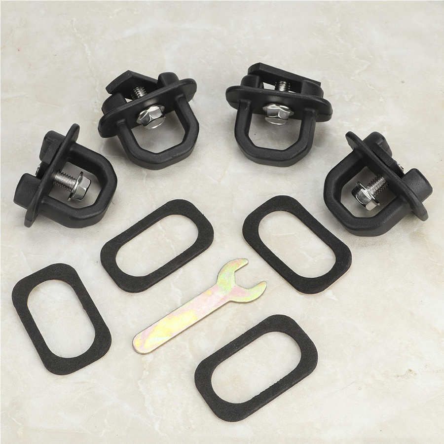 4pcs Tie Down Anchor Truck Bed Cargo Side Hook Fits For Gmc