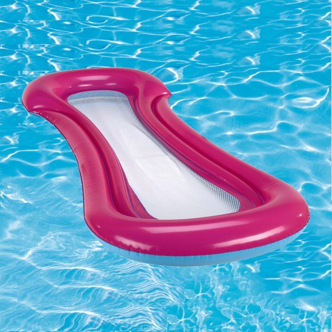 Pool Inflatable Bed Summer Floating Mesh Lounger 100kg W/ Backrest