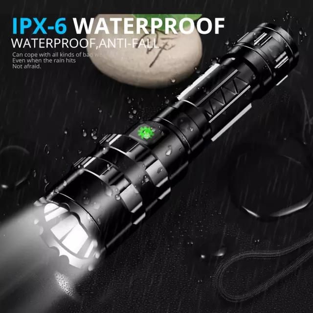 Military Grade Security LED Flashlight - Waterproof 10Pcs