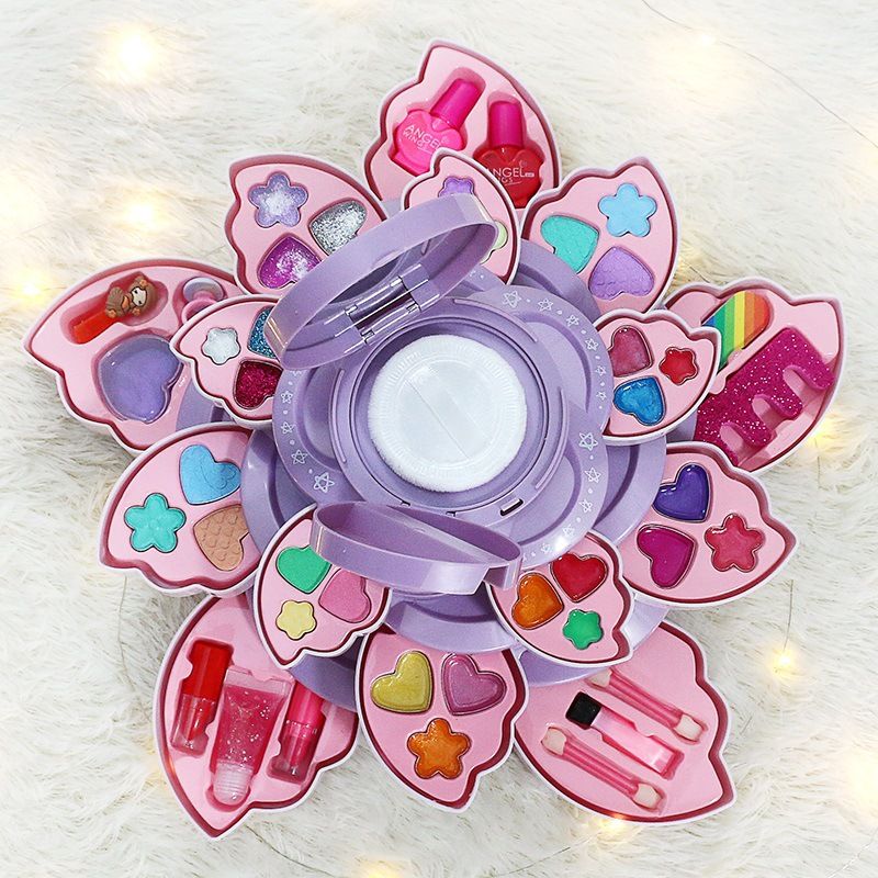 Kids Makeup Tool Set Party Cosplay Cosmetic Kits For