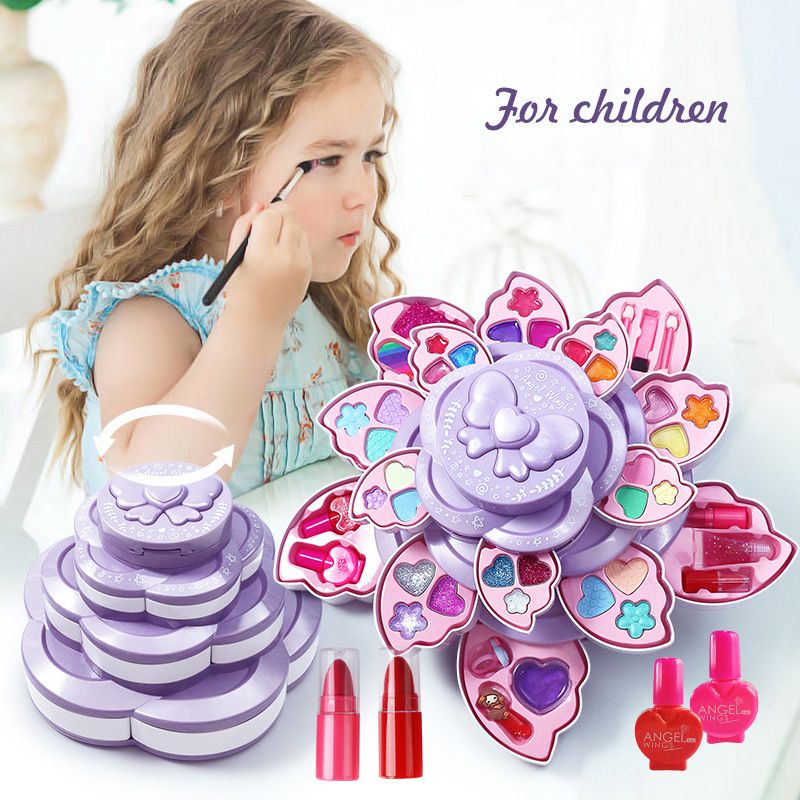 Kids Makeup Tool Set Party Cosplay Cosmetic Kits For