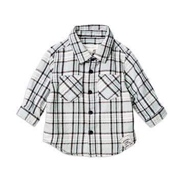 Check Shirt - White & Black