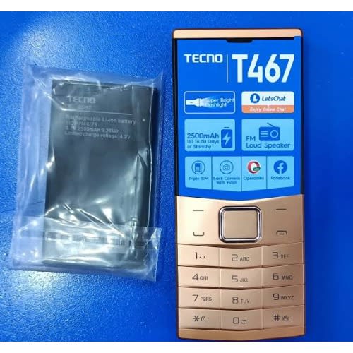 T467 - 2.4" - Fm - 64MB ROM + 64MB RAM - 2500mAh - Operamini - Gold