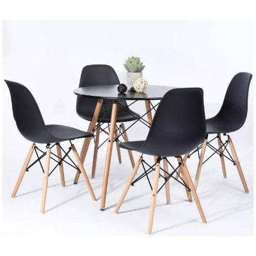 Dining Set Of 4 Chairs & 1 Table