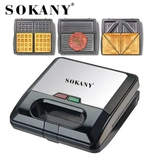 Waffle And Sandwich Maker -3 in 1 - 750w