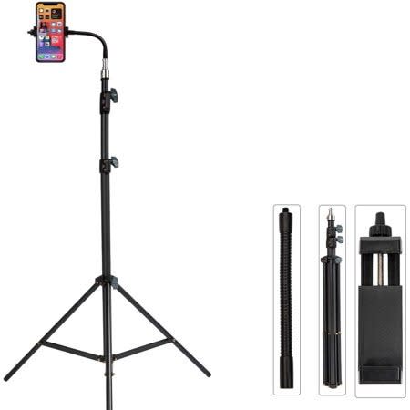 Adjustable Cell Phone Tripod - 27 Inch To 82 Inch