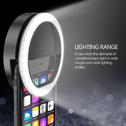 Selfie Enhancing Ring Light With 3 Level Of Brightness