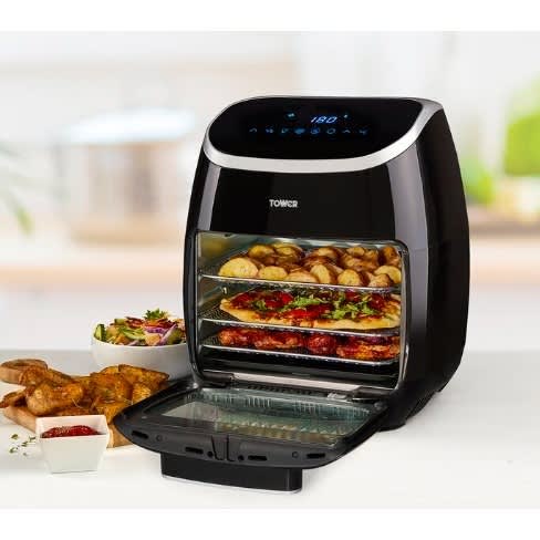 11L 5-in-1 Manual Air Fryer Oven With Rotisserie - 2000W