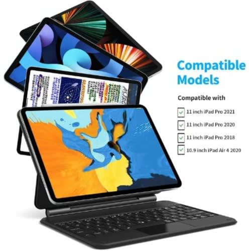 Magic Keyboard With Backligt Touchpad For 11" iPad Pro 2018/2020/2021