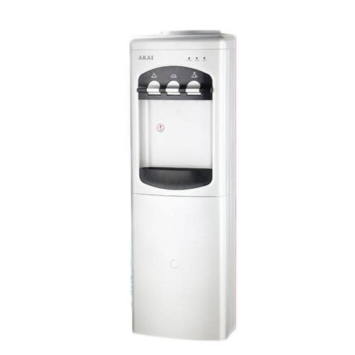 Dispenser With Fridge - Hot,Cold & Lukewarm Taps - White