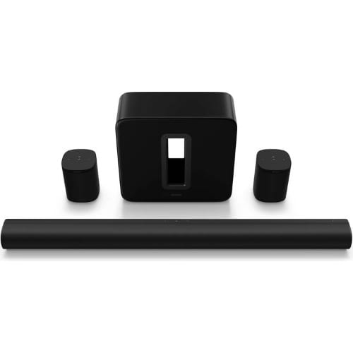 Wireless Bluetooth Surround Sound Set With Arc And 2 X One Sl- Black