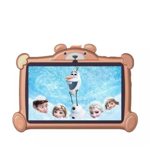 K96 - 3GB RAM - 32GB ROM Android Kid's Learning Educational Tablet - Brown