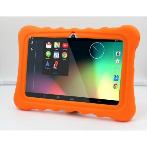 16GB STORAGE - 2GB RAM – Android – Wi-fi Kids Tablet - Pre-installed Apps & Games + Orange Pouch