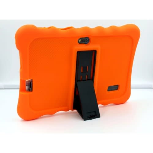 16GB STORAGE - 2GB RAM – Android – Wi-fi Kids Tablet - Pre-installed Apps & Games + Orange Pouch