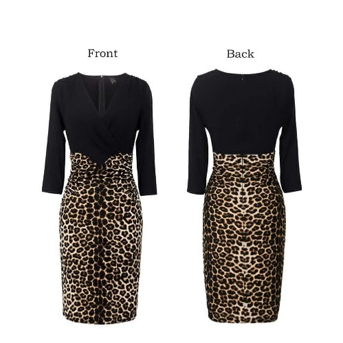 Beautiful Leopard Print Patch Work