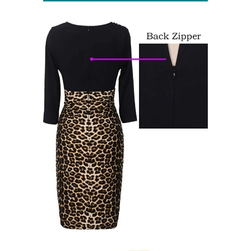 Beautiful Leopard Print Patch Work