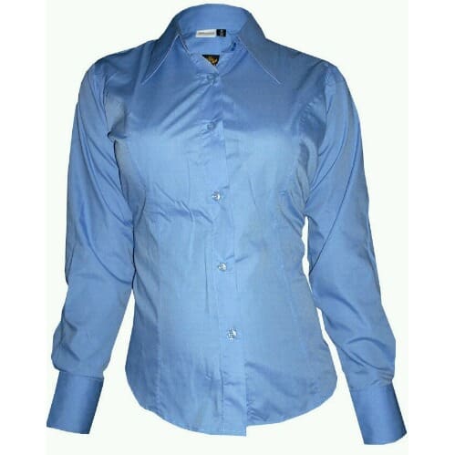 Ladies Office Shirt - Blue