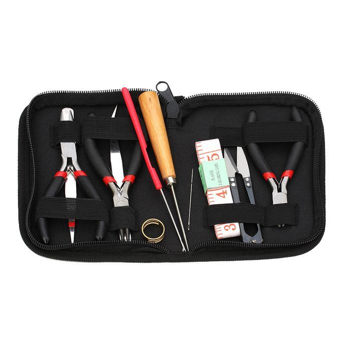 Jewelry Making Tool Kit 11pcs Bead Hand Tools For Hobby Crafts With