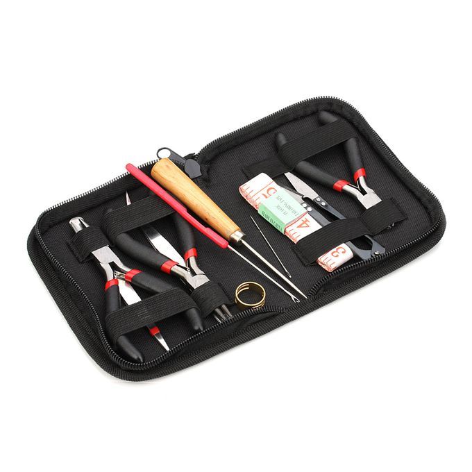 Jewelry Making Tool Kit 11pcs Bead Hand Tools For Hobby Crafts With